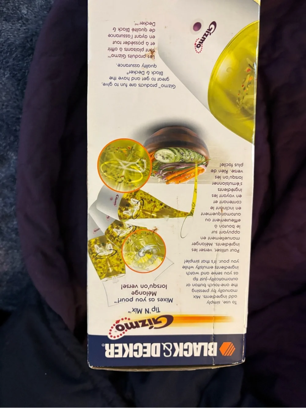 Black & Decker Yellow and White Gizmo Tip 'N Mix Box